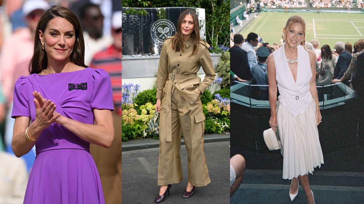 Famosas brilham com seus looks para final de tênis de Wimbledon Lorena Bueri