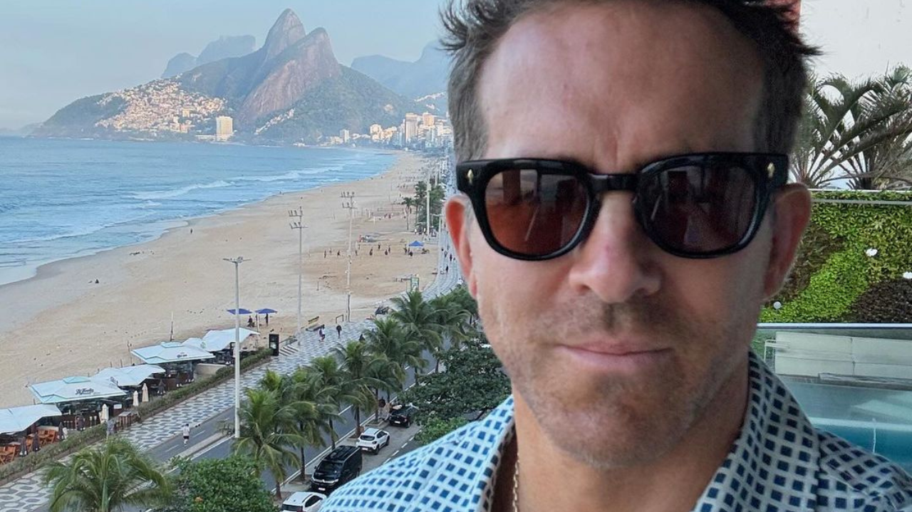 Ryan Reynolds diz não querer ir embora do Brasil Lorena Bueri