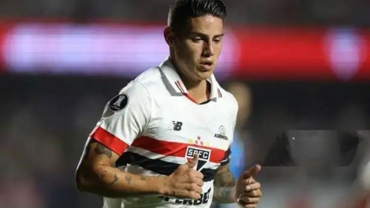 São Paulo e James Rodríguez negociam rescisão amigável de contrato Lorena Bueri