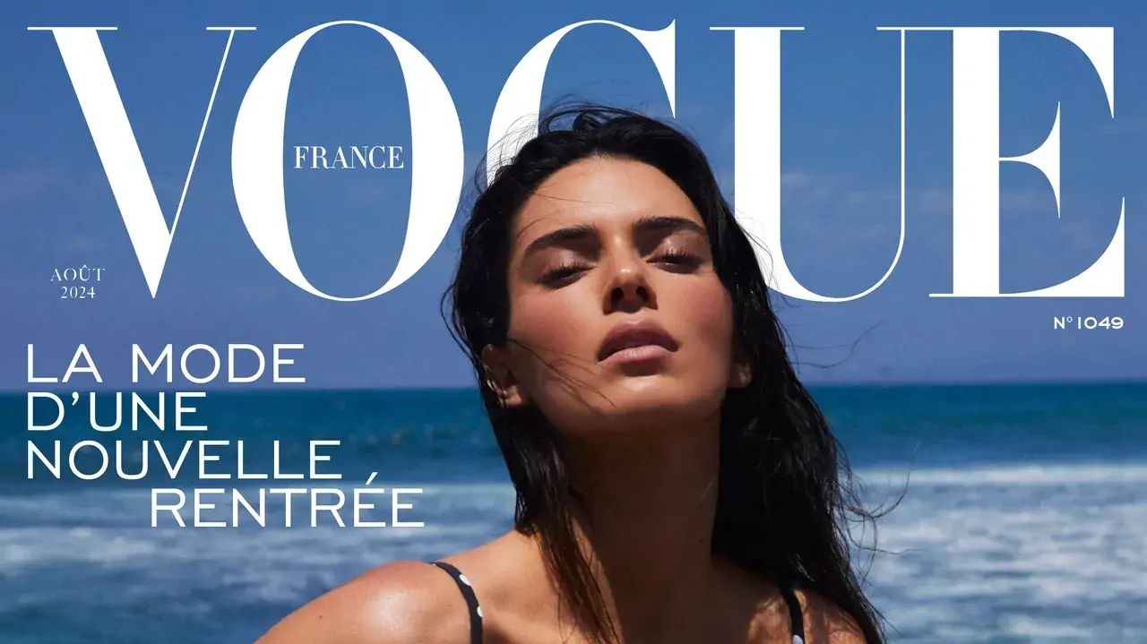 Kendall Jenner é destaque na capa da Vogue France de agosto Lorena Bueri