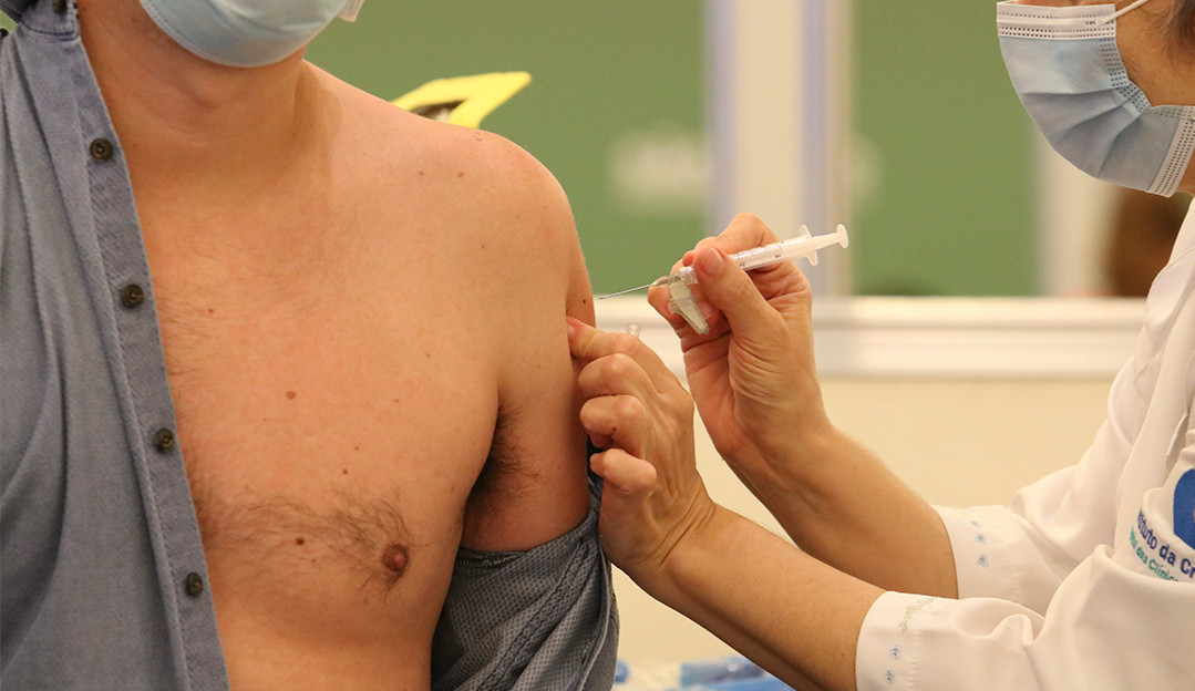 Covid: 58% da população brasileira já recebeu ao menos uma dose da vacina
