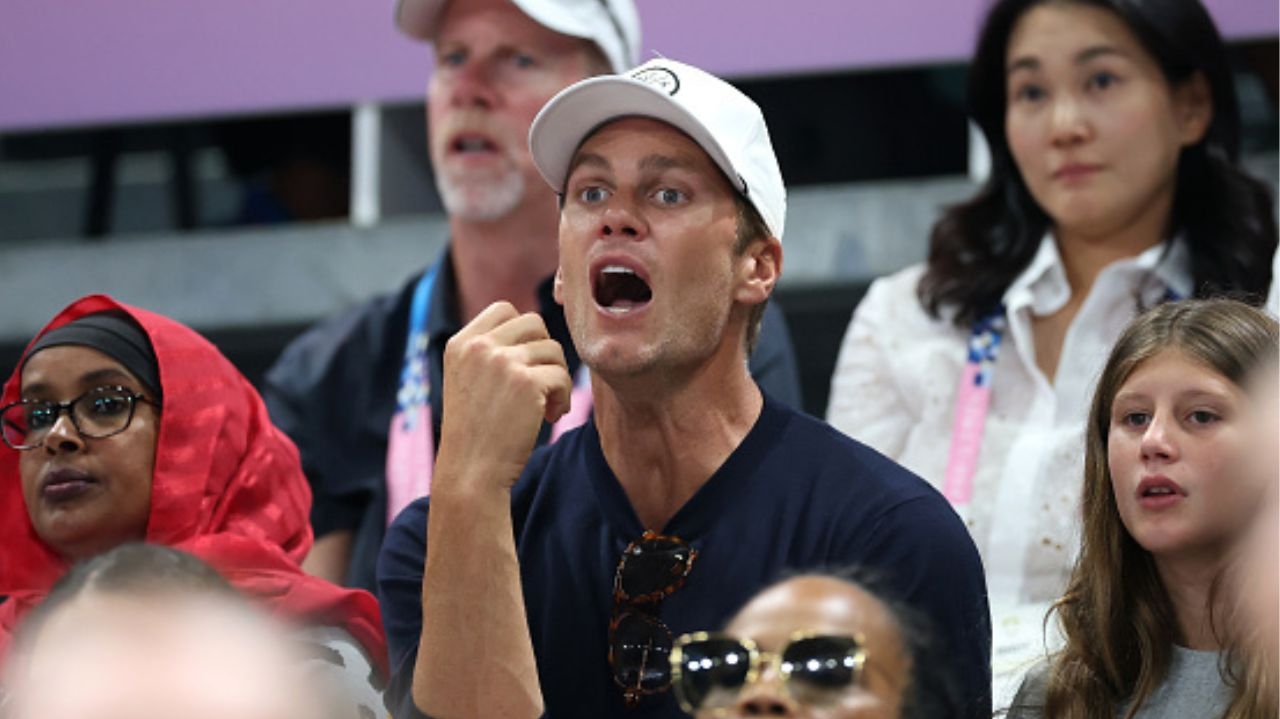 Tom Brady e sua filha são vistos juntos na final da ginástica Olímpica em Paris  Lorena Bueri