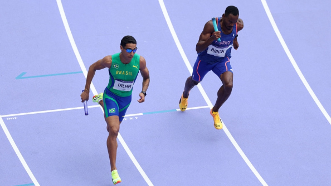 Brasil não avança para a final no revezamento 4x100 metros masculino Lorena Bueri