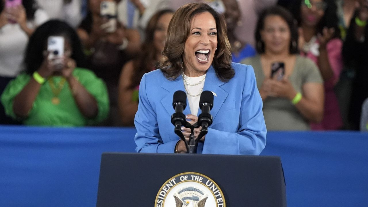 Kamala Harris faz propostas ao povo em discurso na Carolina do Norte Lorena Bueri