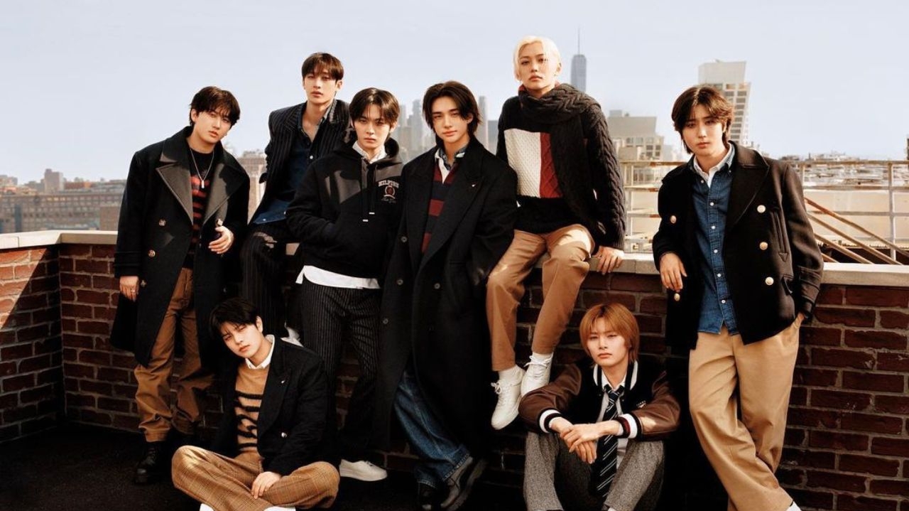 Stray kids estrela nova campanha da Tommy Hilfiger em Nova York Lorena Bueri