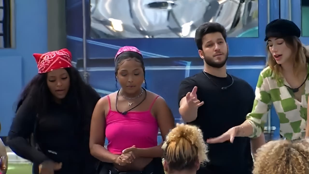 Estrela da casa: Evellin, Lucca, MC Mayarah, Nick, Nicole, Rodrigo e Thália vencem prova Lorena Bueri