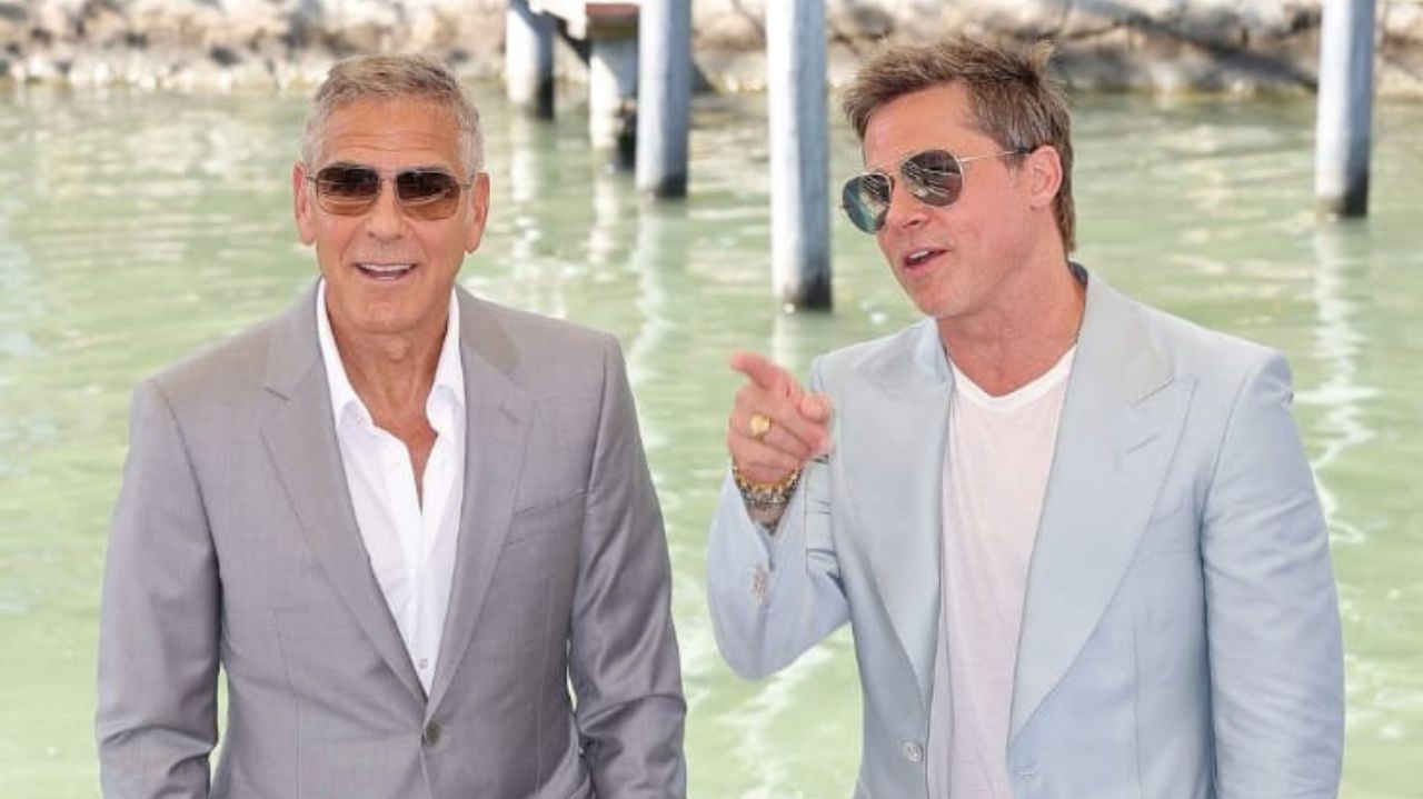 Festival de Cinema de Veneza: Brad Pitt e George Clooney deslumbram com looks sofisticados Lorena Bueri