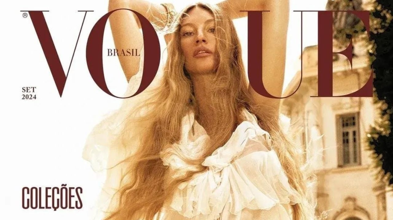 Gisele Bündchen brilha na capa de setembro da Vogue Brasil Lorena Bueri