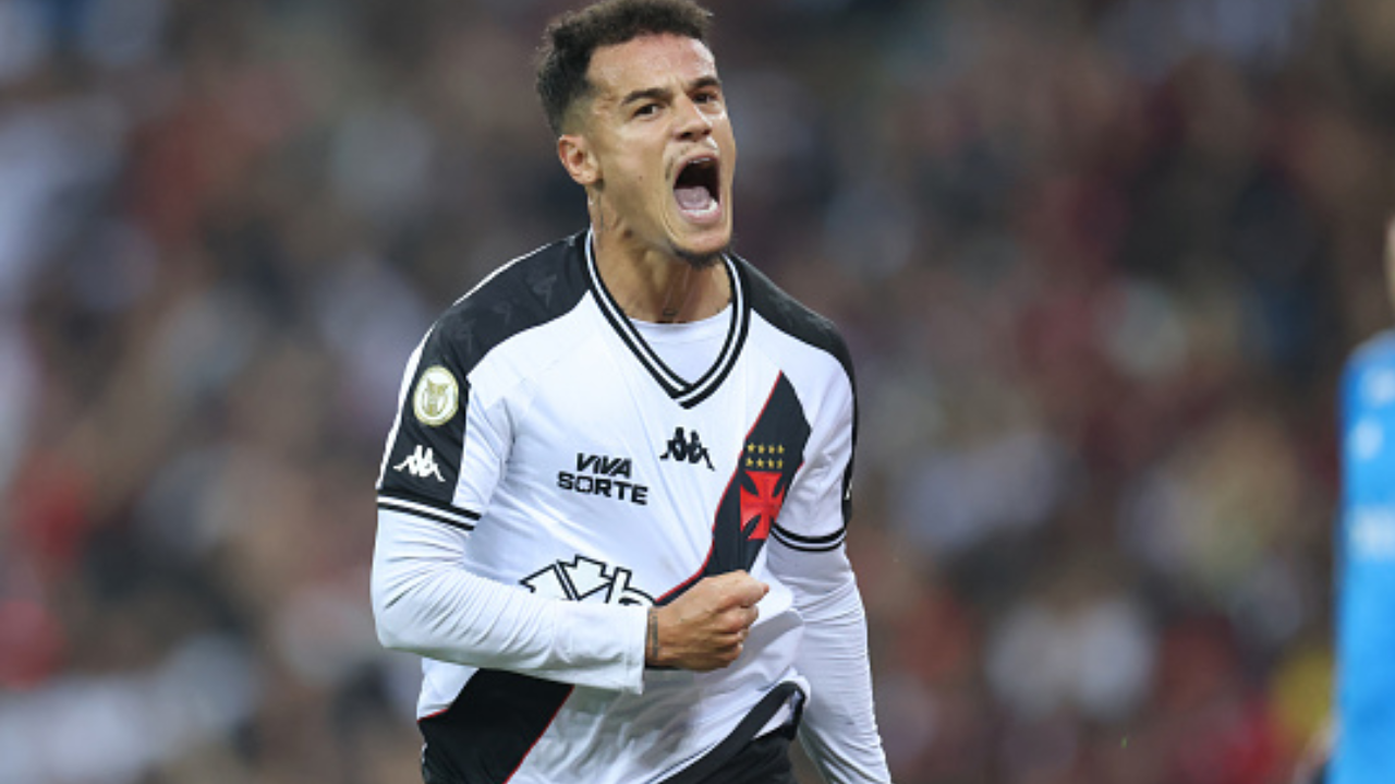 Philippe Coutinho marca 1º gol no Vasco e fala sobre críticas:  'Ouvi tantas besteiras' Lorena Bueri