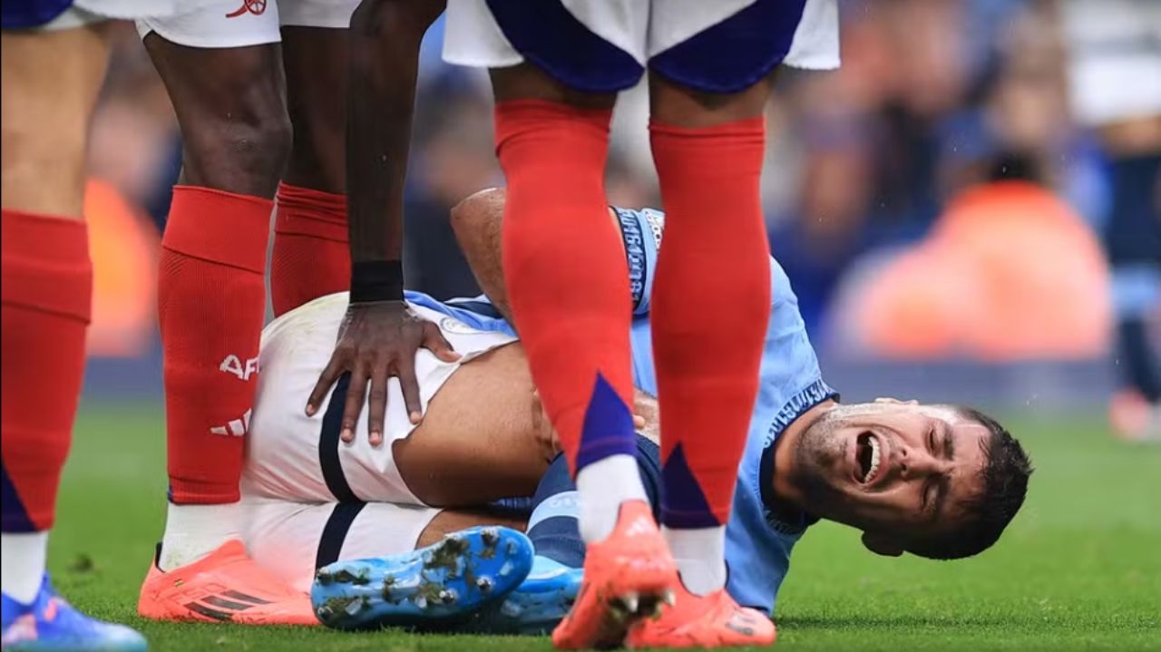 Manchester City: Rodri sofre grave lesão no joelho  Lorena Bueri