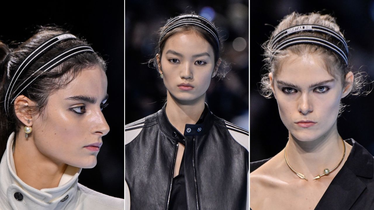 Dior destaca a faixa de cabelo como tendência na temporada de Verão 2025 Lorena Bueri