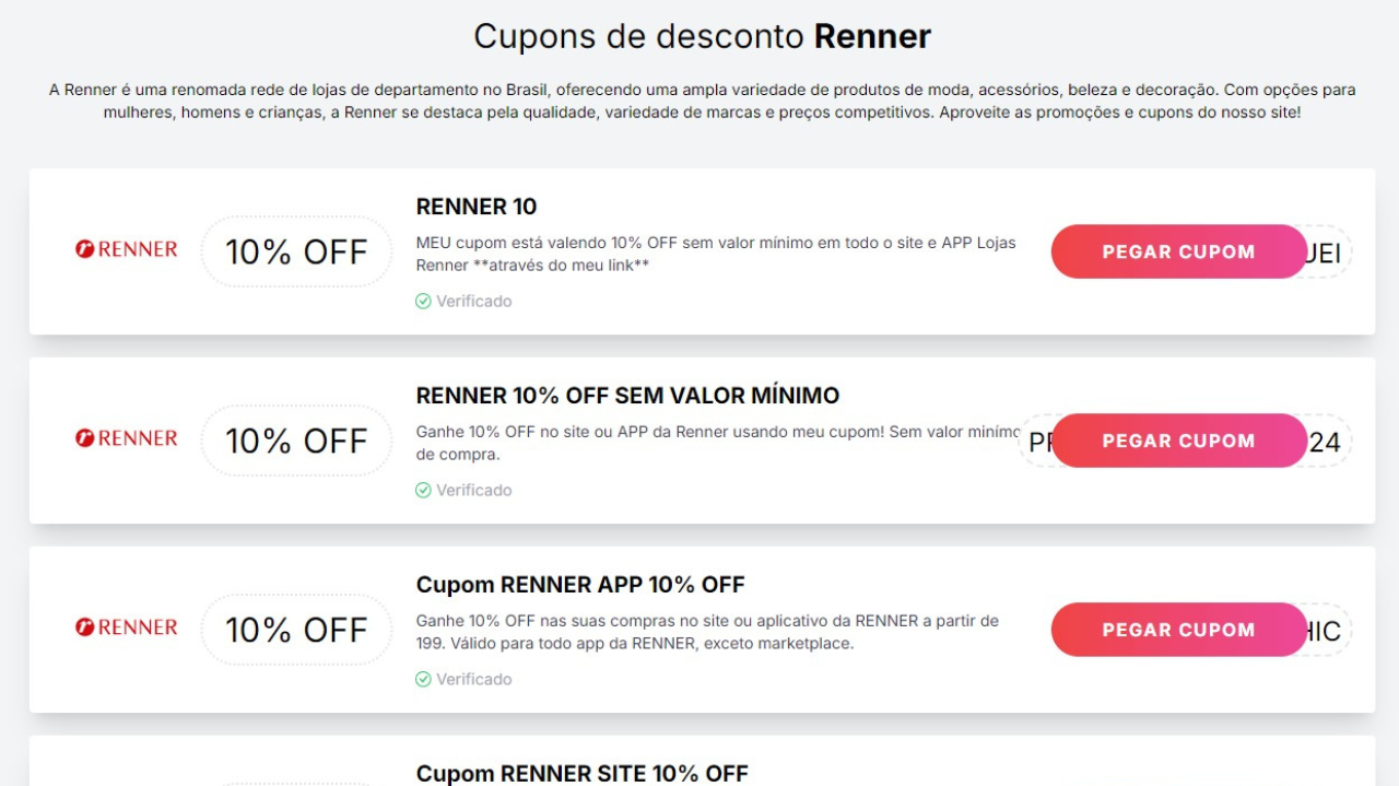 Cupom Renner: como aproveitar ofertas e economizar com Achadinhos Bohochic Lorena Bueri