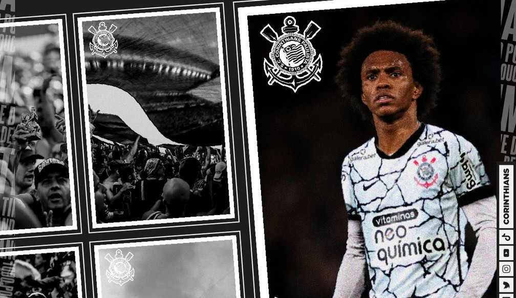 Corinthians anuncia a contratação e volta de Willian