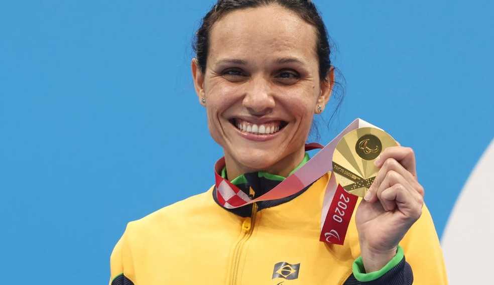Íntima do pódio: Carol Santiago conquista seu 2º ouro nos 100m livre e soma mais uma medalha na coleção destas Paralimpíadas