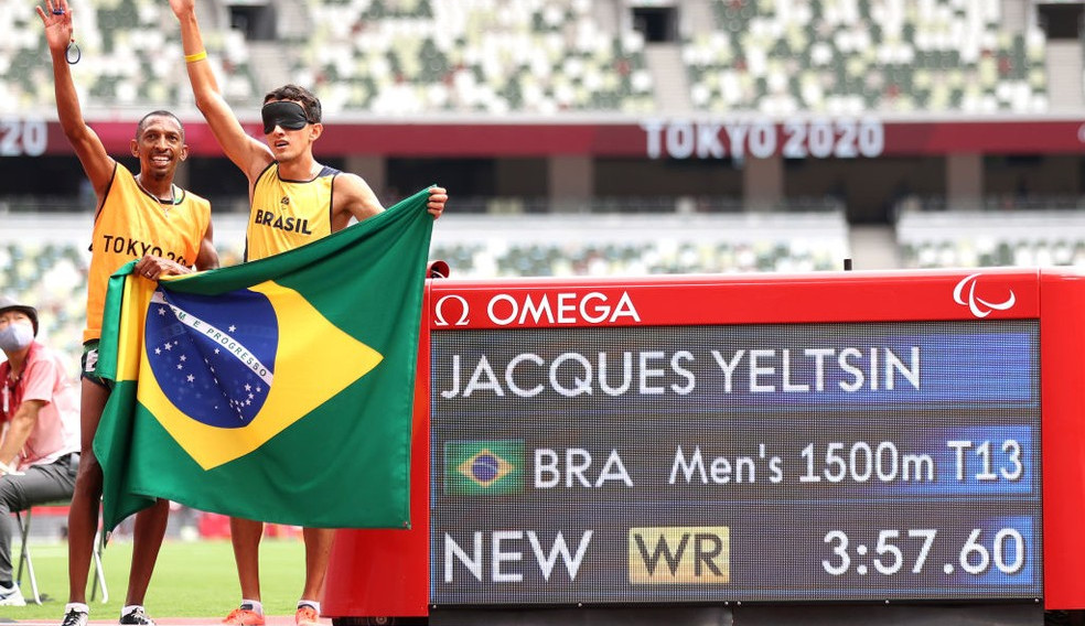 Com direito a recorde mundial, Yeltsin Jacques fatura a 100ª medalha de ouro do Brasil nas Paralimpíadas   Lorena Bueri