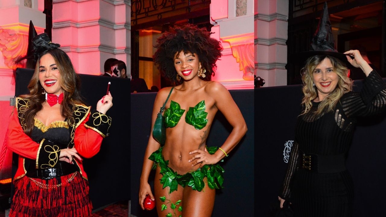 Confira as fantasias dos famosos para o Halloween do Copacabana Palace Lorena Bueri