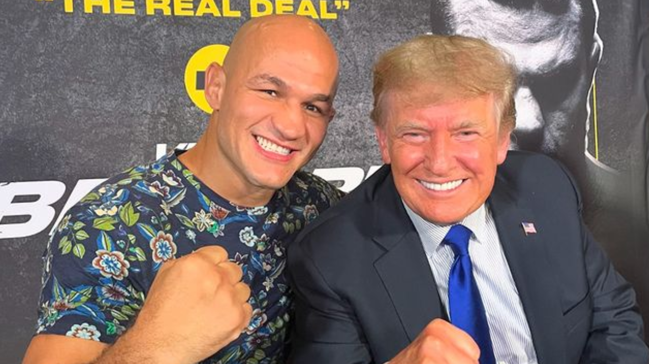 Lutador de MMA Junior Cigano posa ao lado de Donald Trump e é criticado por internautas Lorena Bueri