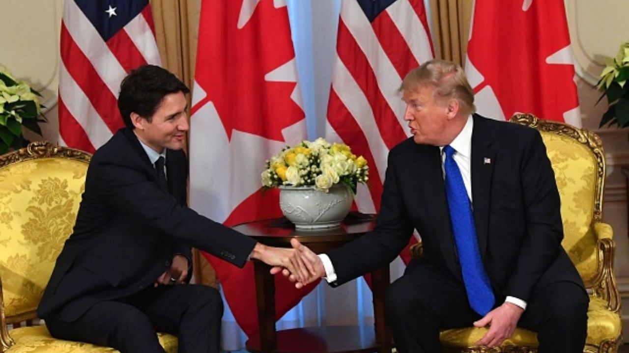 Donald Trump janta com o primeiro-ministro do Canadá Justin Trudeau Lorena Bueri