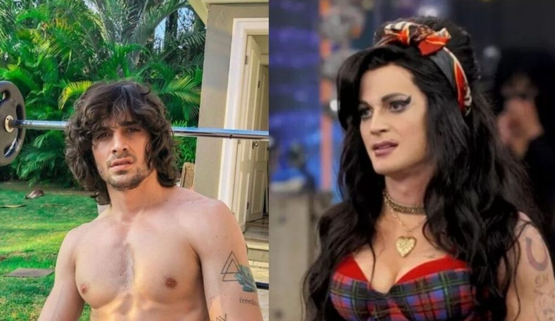 Amy Winehouse ou Cleo? Fiuk confunde Luciano Huck e Xuxa no Show dos Famosos
