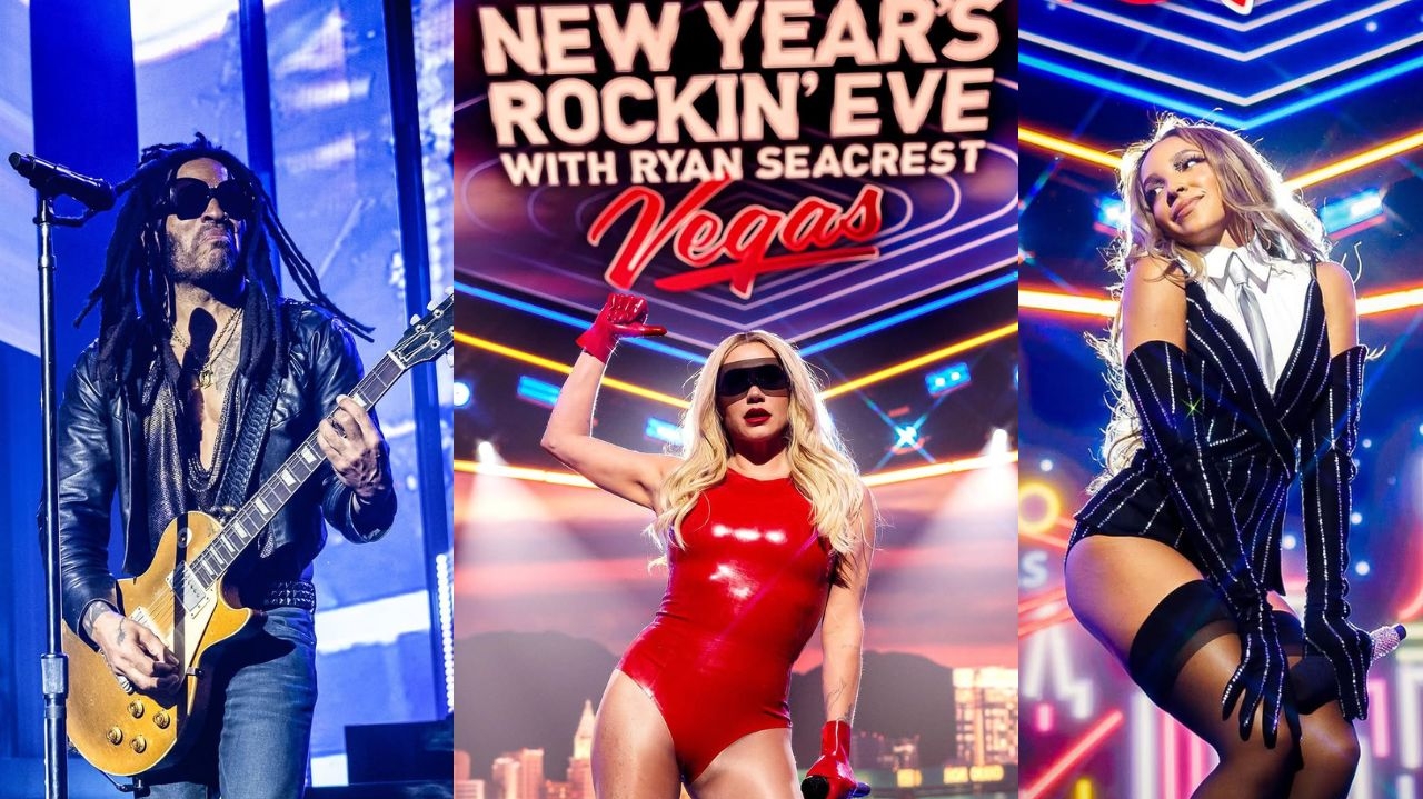 Tinashe, Kesha e Lenny  participam do show da virada do ano do 'New Year's Rockin’ Eve' Lorena Bueri