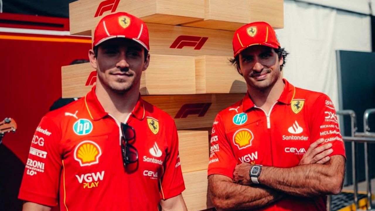 Carlos Sainz agradece a Leclerc pelos 'anos incríveis' em sua passagem na Ferrari  Lorena Bueri