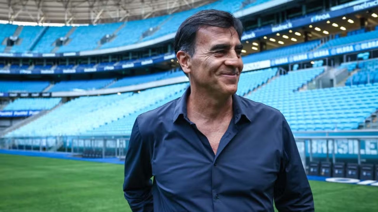 Novo técnico do Grêmio comenta sobre os desafios de assumir o clube Lorena Bueri