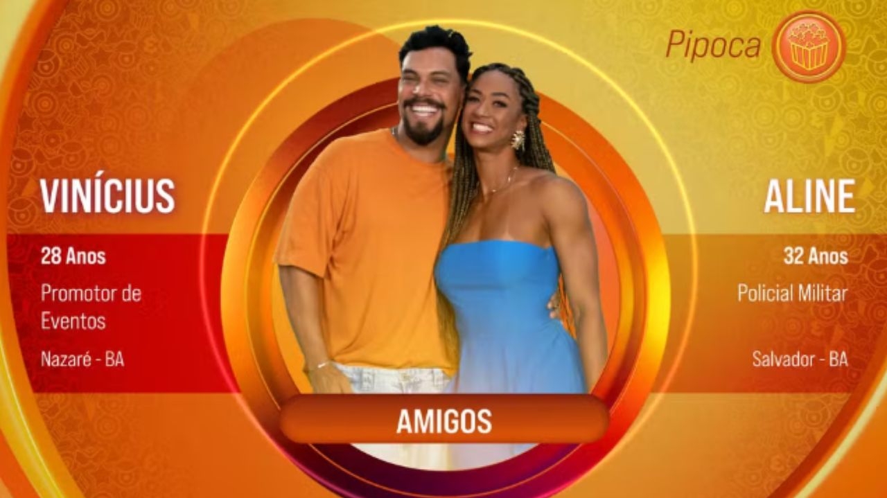 BBB 25: Vinícius e Aline são a quarta dupla anunciada Lorena Bueri