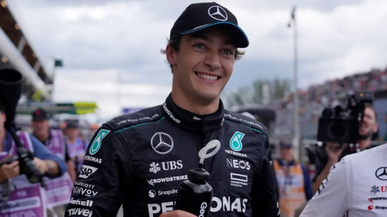 George Russell se diz otimista pela Mercedes em 2025 Lorena Bueri