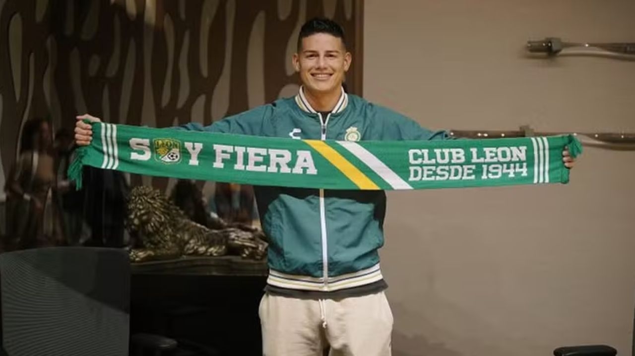 León, clube do Super Mundial, anuncia James Rodríguez Lorena Bueri