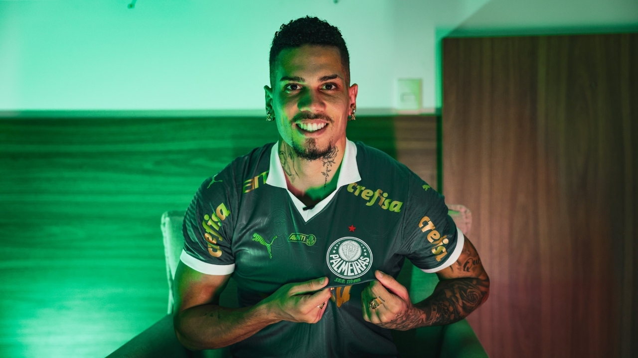 Paulinho tem contrato formalizado na CBF e é oficialmente jogador do Palmeiras Lorena Bueri