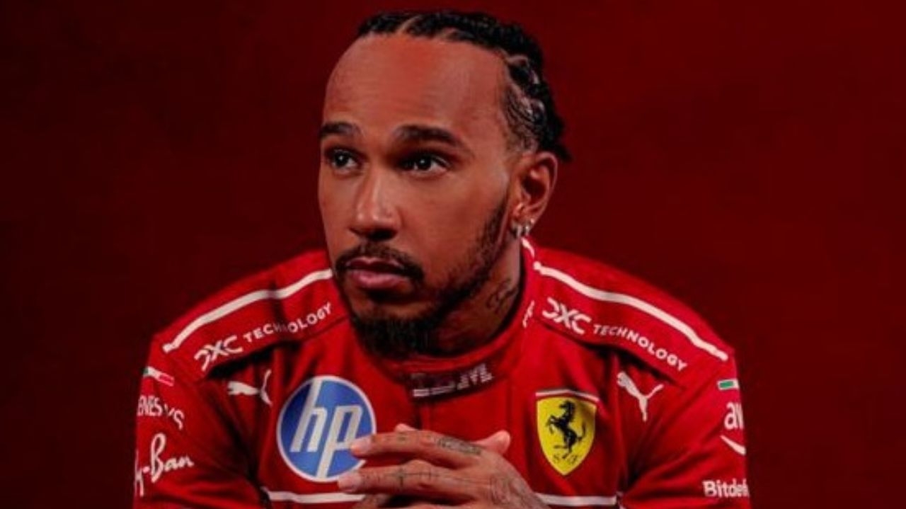 Lewis Hamilton perde o controle e bate Ferrari durante testes no circuito de Barcelona Lorena Bueri