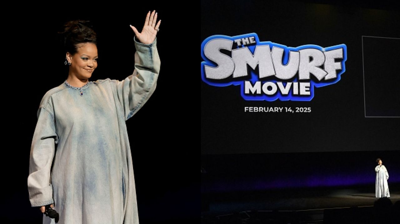 Rihanna divulga teaser do novo 'Os Smurfs' em que dubla Smurfette Lorena Bueri