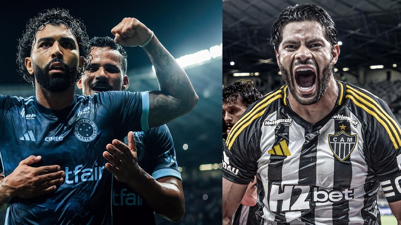 Clássico entre Cruzeiro e Atlético Mineiro traz protagonismo entre os atacantes Gabigol e Hulk Lorena Bueri