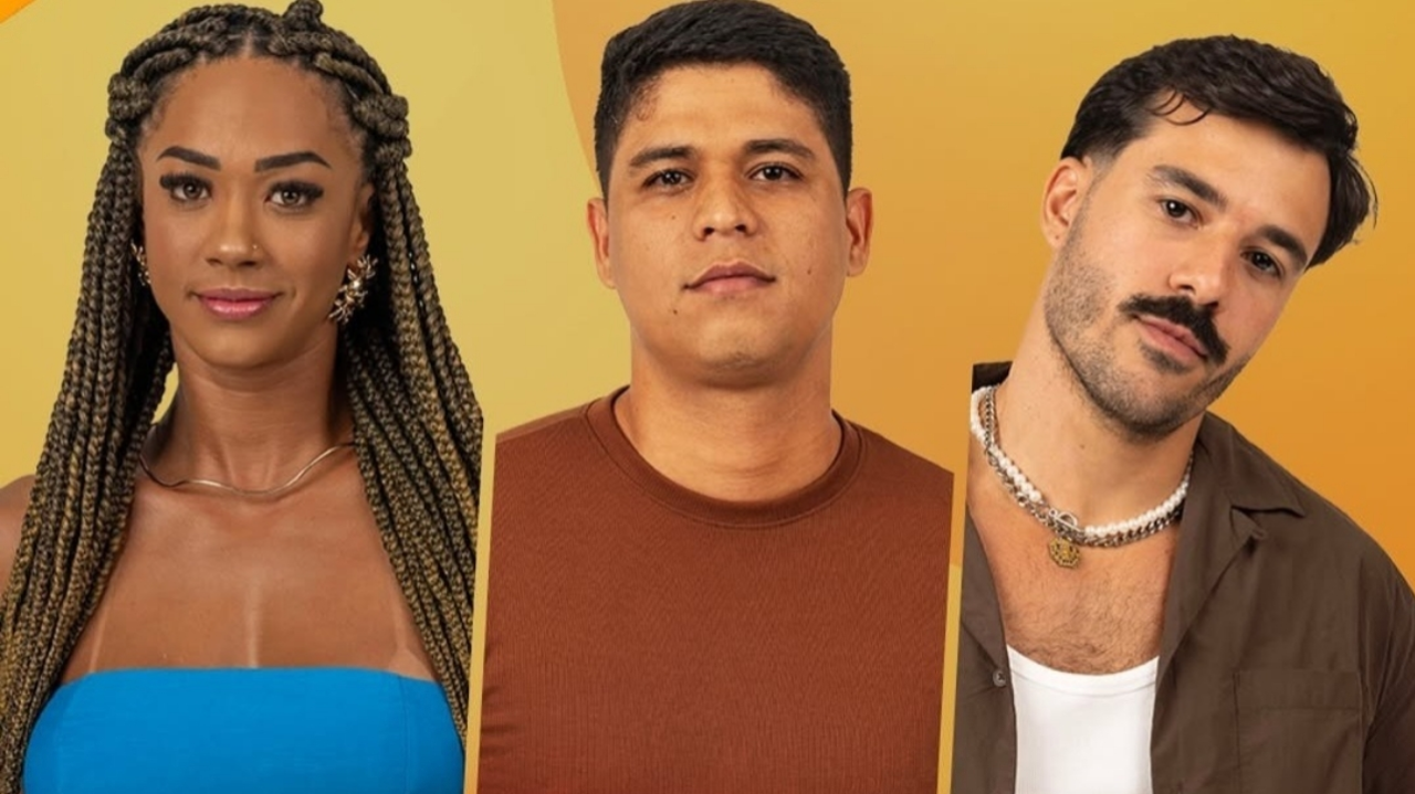 BBB 25:  Aline, Guilherme e Matheus formam o paredão desta semana Lorena Bueri