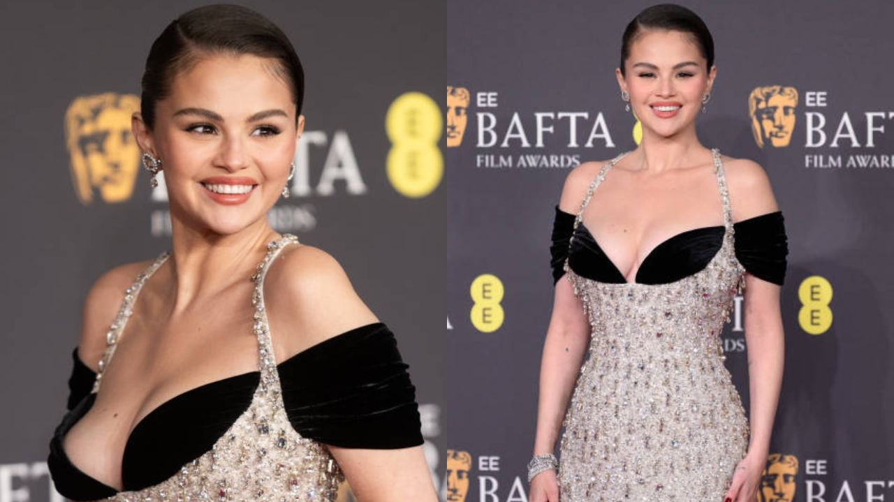 Selena Gomez veste Schiaparelli no BAFTA 2025 Lorena Bueri