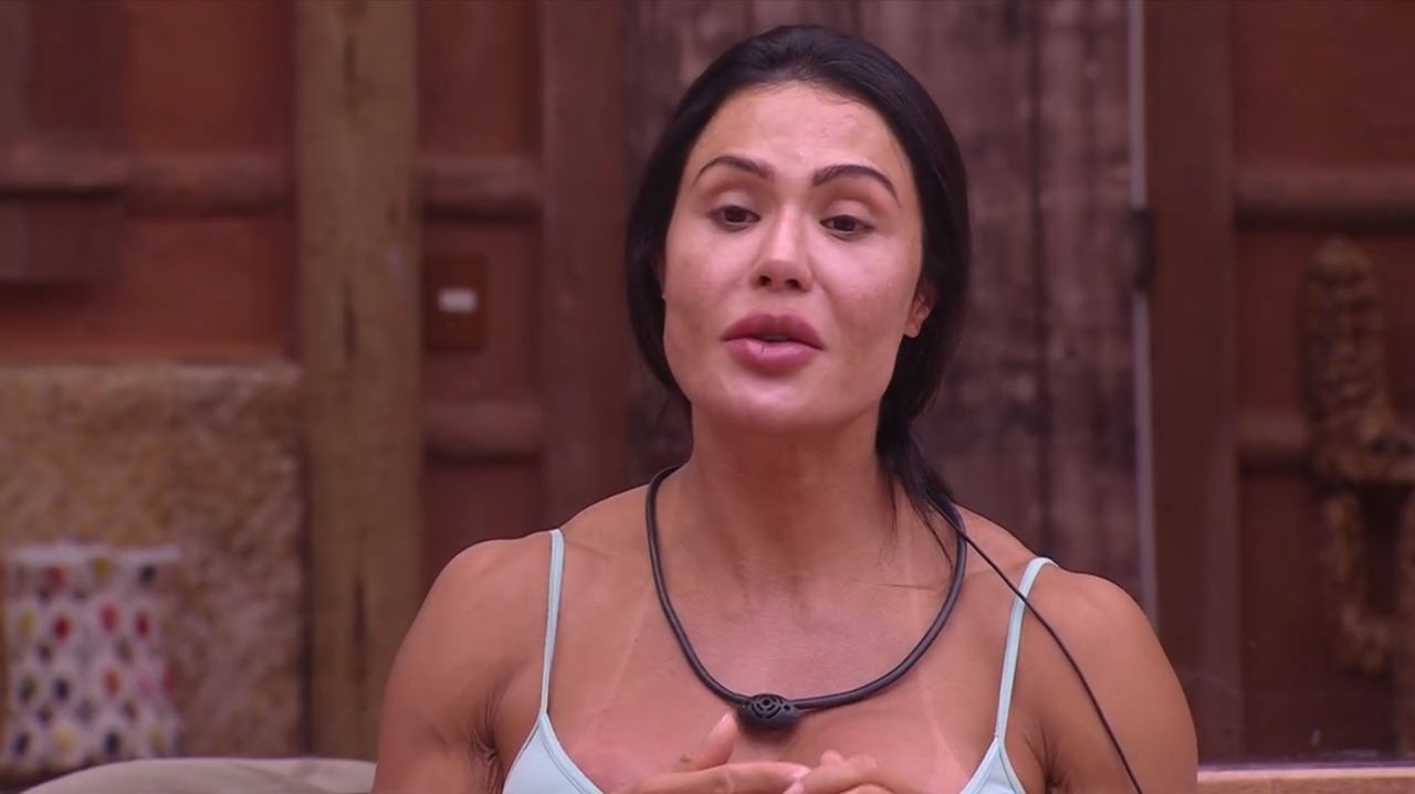 BBB 25: Aline reage após Gracyanne ser exposta ao vivo Lorena Bueri