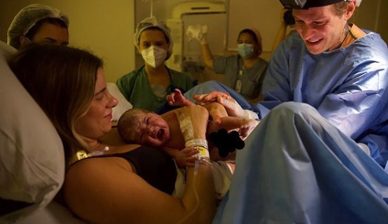 Nasce segundo filho de Shantal e Mateus Verdelho: 'Consegui meu sonhado parto normal' Lorena Bueri