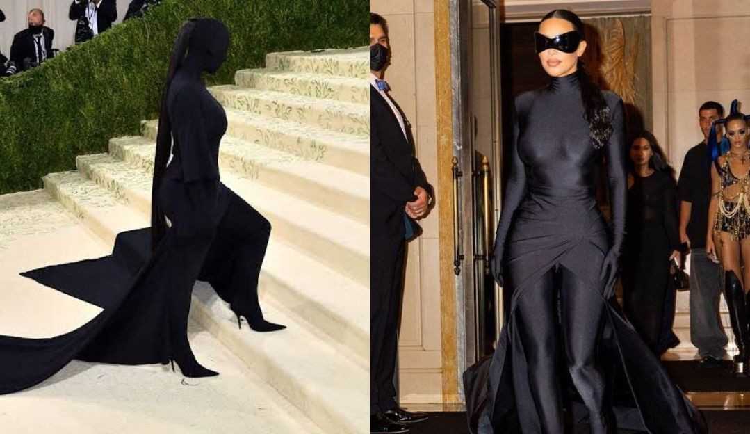 Depois de look polêmico para o MET Gala, Kim Kardashian causa com óculos futurísticos Lorena Bueri