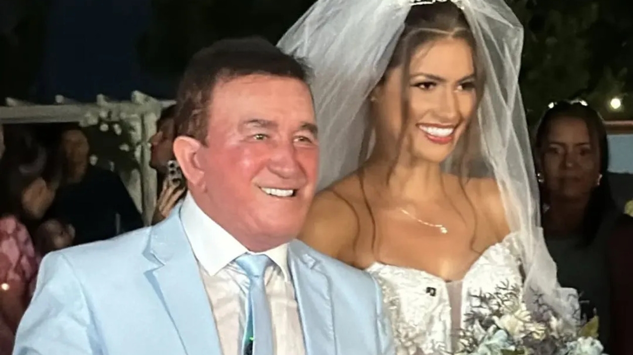 Amado Batista se casa com Miss Mato Grosso em cerimônia luxuosa Lorena Bueri