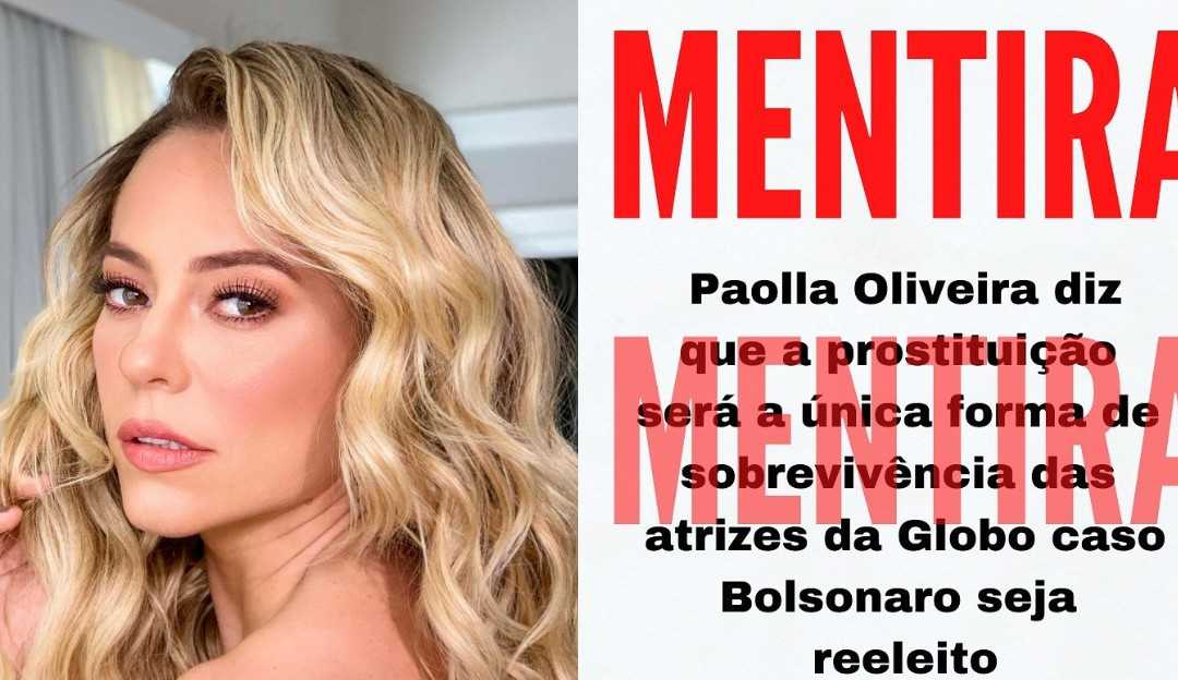 Paolla Oliveira desmente fake news em seu nome