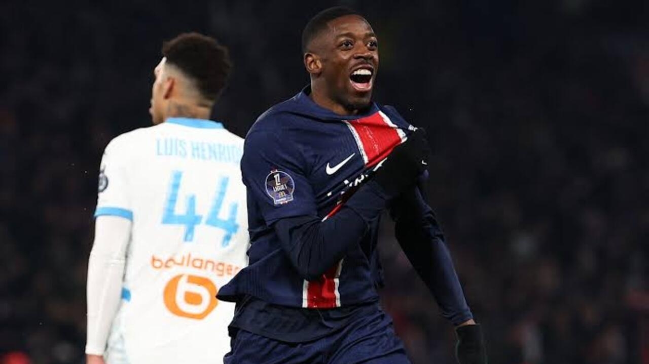 Dembélé é dúvida para semifinal da Champions após lesão Lorena Bueri