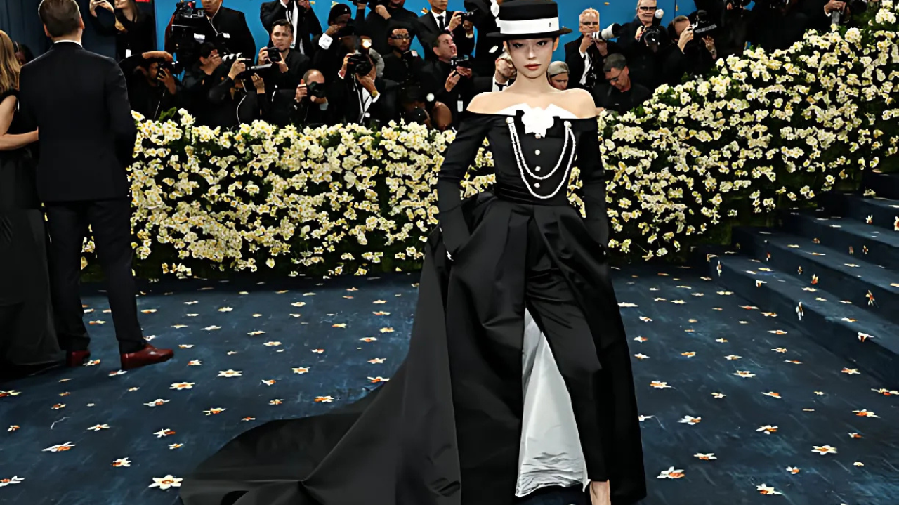 Met Gala 2025: Jennie marca presença com vestido sob medida da Chanel Lorena Bueri