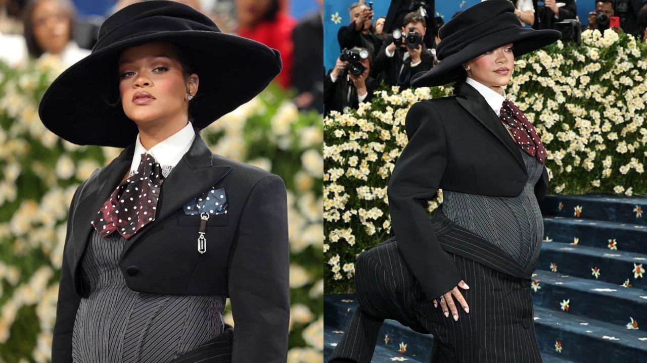 Met Gala 2025: Rihanna marca presença com look de Marc Jacobs e revelação de gravidez Lorena Bueri