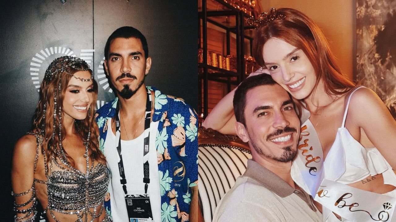 Giovanna Lancellotti e Gabriel David celebram festa pré-casamento intimista com amigos e padrinhos Lorena Bueri