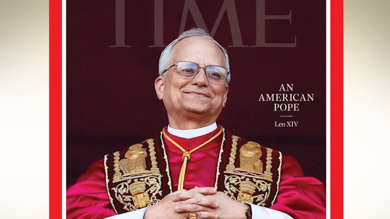 Papa Leão XIV é destaque na capa ilustrada da revista Time para a próxima edição Lorena Bueri