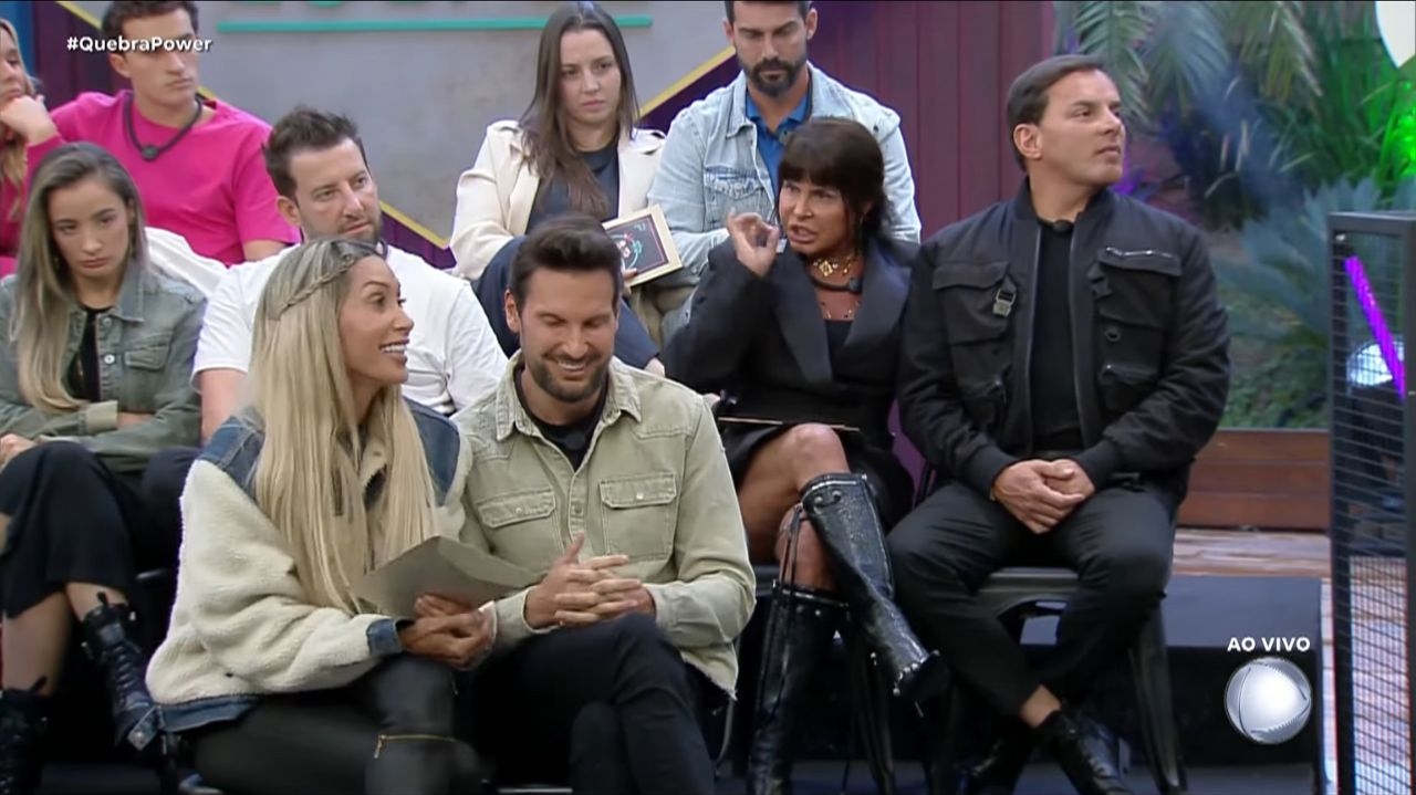 Power Couple Brasil 7: Gretchen ataca Tali e Rafa durante dinâmica Lorena Bueri