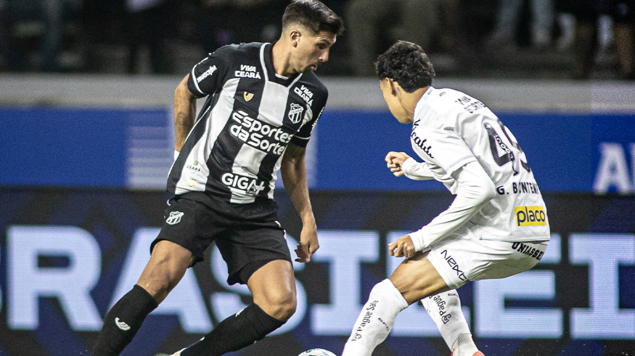 Santos e Ceará fazem jogo morno e empatam no Allianz Parque  Lorena Bueri