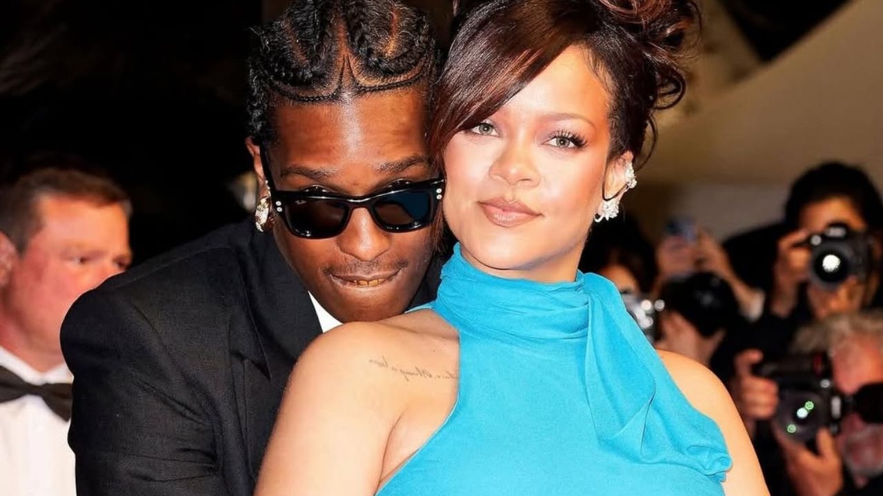 Rihanna exibe gravidez em Festival de Cannes  Lorena Bueri