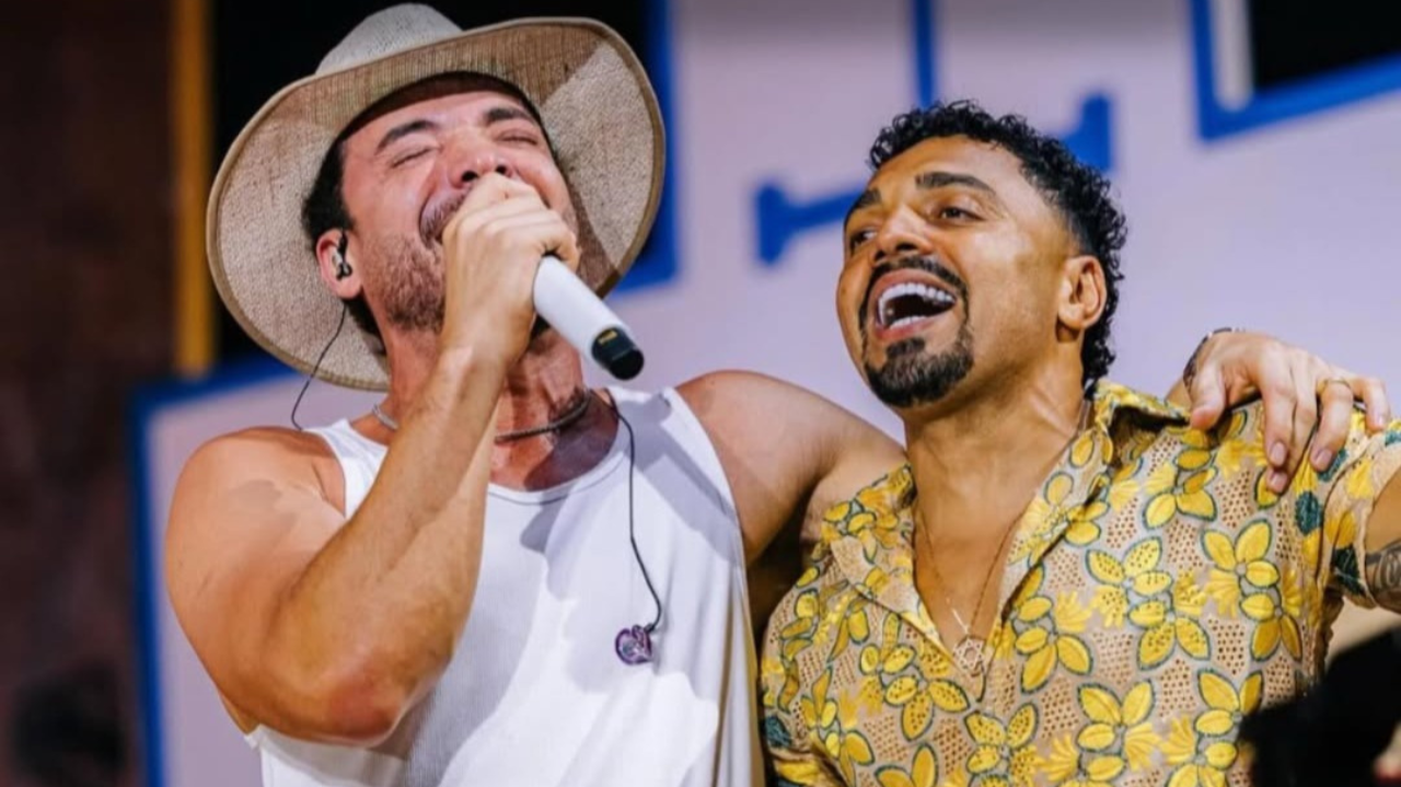 Tirullipa rouba a cena em live com Wesley Safadão, no rancho de Carlinhos Maia Lorena Bueri