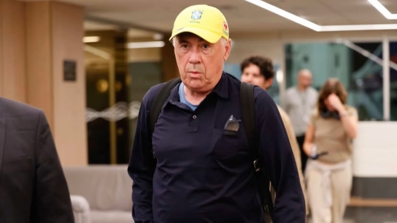 Carlo Ancelotti desembarca no Brasil para comandar a Seleção Brasileira Lorena Bueri